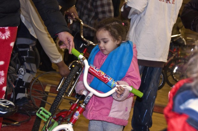 Maloff - bike give away recipient